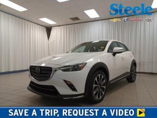 Meet our 2021 Mazda CX-3 GT AWD in Snowflake White Pearl promises a confident, capable drive! Powered by a 2.0 Liter 4 Cylinder generates 146hp tethered to a paddle-shifted 6 Speed Automatic transmission with Sport Mode. Youll leave other All Wheel Drive SUVs in your dust while enjoying an exhilarating ride with excellent handling, precise steering, and approximately 6.9L/100km on the highway. Check out the great-looking gunmetal-finish alloy wheels, LED headlights with signature lighting, a sunroof, and a rear roof spoiler! Bold and sophisticated, the design of our Mazda CX-3 GT elevates your style and wins you second glances. Open the door to find an upscale cabin that has been meticulously designed to meet your needs with Advanced keyless entry, a heated steering wheel, an Active Driving Display, heated Leather and Lux Suede trimmed interior, 10-way power driver seat with memory, and a rearview camera. Maintaining a safe connection to your digital world is easy with Bluetooth, a Mazda Connect color touchscreen display, HMI Commander, voice-commanded Navigation, and a Premium Bose sound system. Youll feel inspired to take on your day the minute you buckle up and fire up the engine! Drive confidently knowing your Mazda has been engineered with advanced safety systems such as adaptive front lighting, ABS, stability/traction control, advanced airbags, and more to provide peace of mind while you are behind the wheel. Excellent in fit and finish, our SUV rewards you with security, and driving enjoyment youve got to feel for yourself! Save this Page and Call for Availability. We Know You Will Enjoy Your Test Drive Towards Ownership! Steele Chevrolet Atlantic Canadas Premier Pre-Owned Super Center. Being a GM Certified Pre-Owned vehicle ensures this unit has been fully inspected fully detailed serviced up to date and brought up to Certified standards. Market value priced for immediate delivery and ready to roll so if this is your next new to your vehicle do not hesitate. Youve dealt with all the rest now get ready to deal with the BEST! Steele Chevrolet Buick GMC Cadillac (902) 434-4100 Metros Premier Credit Specialist Team Good/Bad/New Credit? Divorce? Self-Employed?