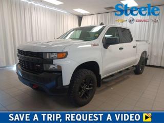 Our bold 2022 Chevrolet Silverado 1500 LTD Custom Trail Boss Crew Cab 4X4 in Summit White is ready to reign on the road or off! Motivated by a 6.2 Litre EcoTec3 V8 offering 420hp tethered to an 8 Speed Automatic transmission with tow/haul mode for confident capability. For rugged terrain, this Four Wheel Drive truck is upgraded with a two-speed transfer case, a locking rear differential, and a Z71 off-road suspension, plus shows off nearly approximately 11.8L/100km on the highway. Our Trail Boss looks tough with black alloy wheels and red recovery hooks adding flair to a powerful grille, heated power mirrors, and the convenience of a CornerStep rear bumper plus the EZ Lift/Lower tailgate. Our Custom Trail Boss comes with a comfortable and upscale cabin that includes supportive cloth seats, single-zone climate control, remote start, and the high-tech advantages of a 7-inch touchscreen, WiFi compatibility, Apple CarPlay, Android Auto, and a six-speaker sound system. You can adventure with confidence thanks to connectivity like that! Chevrolet offers hitch guidance, a rearview camera, tire-pressure monitoring, StabiliTrak stability/traction control, ABS, and dual-stage airbags. With all that and more, our Silverado Custom Trail Boss goes for the gold every day! Save this Page and Call for Availability. We Know You Will Enjoy Your Test Drive Towards Ownership! Steele Chevrolet Atlantic Canadas Premier Pre-Owned Super Center. Being a GM Certified Pre-Owned vehicle ensures this unit has been fully inspected fully detailed serviced up to date and brought up to Certified standards. Market value priced for immediate delivery and ready to roll so if this is your next new to your vehicle do not hesitate. Youve dealt with all the rest now get ready to deal with the BEST! Steele Chevrolet Buick GMC Cadillac (902) 434-4100 Metros Premier Credit Specialist Team Good/Bad/New Credit? Divorce? Self-Employed?