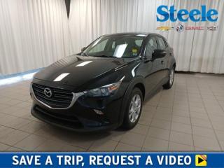 Take your place behind the wheel of our 2021 Mazda CX-3 GS AWD Crossover in Jet Black Mica that is ready to embrace each drive with passion and style, just like you! Powered by a 2.0 Litre Skyactiv-G 4 Cylinder providing 148hp matched to a 6 Speed Automatic transmission with a Sport mode for more athletic performance. This All Wheel Drive SUV adds sharp handling to build on that athletic vibe, and it returns approximately 7.4L/100km on the highway with an impressively sculpted design. Its an upscale look that includes LED lighting, adaptive headlamps, alloy wheels, a roofline spoiler, a sunroof, and bright-finished dual exhaust outlets. Engineered for comfort and versatility, our GS cabin comes with comfortable heated cloth seats, a multifunction heated steering wheel, automatic climate control, and pushbutton start. Smart technology is at your fingertips as well with an Active Driving Display, a 7-inch touchscreen, Android Auto®, Apple CarPlay®, Bluetooth®, and a six-speaker audio system thats compatible with Aha, Stitcher, and Pandora Internet radio for your tunes your way. The flexible rear cargo space adds impressive practicality, too! To help keep you out of harms way, Mazda supplies advanced safety features like automatic emergency braking, a blind-spot monitor, adaptive cruise control, a backup camera, and more. Our Mazda CX-3 is a refined ride thats ready for adventure! Save this Page and Call for Availability. We Know You Will Enjoy Your Test Drive Towards Ownership! Steele Chevrolet Atlantic Canadas Premier Pre-Owned Super Center. Being a GM Certified Pre-Owned vehicle ensures this unit has been fully inspected fully detailed serviced up to date and brought up to Certified standards. Market value priced for immediate delivery and ready to roll so if this is your next new to your vehicle do not hesitate. Youve dealt with all the rest now get ready to deal with the BEST! Steele Chevrolet Buick GMC Cadillac (902) 434-4100 Metros Premier Credit Specialist Team Good/Bad/New Credit? Divorce? Self-Employed?