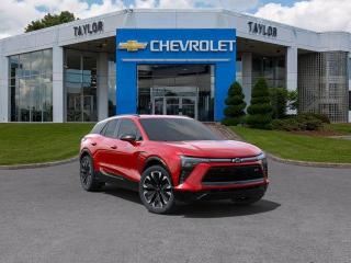 <b>HUD,  Cooled Seats,  Climate Control,  DC Fast Charging,  Sunroof!</b><br> <br>   Hop into this 2024 Blazer EV and get a taste of the next chapter of electric vehicles. <br> <br>Engineered completely from scratch, this all-new Blazer EV utilizes Chevys game-changing Ultium battery platform, and promises flexibility in charging speeds, range and performance. The interior is exceptionally spacious, with great ergonomics, plentiful tech features and incredible versatility for you and yours. Step up to this Blazer EV and experience the future of electric motoring.<br> <br> This radiant red SUV  has an automatic transmission.<br> <br> Our Blazer EVs trim level is RS. This Blazer RS steps things up with a drivers head up display, ventilated and heated front seats, dual-zone climate control, upgraded aluminum wheels and upgraded exterior styling, along with great standard features such as a sizeable battery pack with DC fast charging, trailering equipment, a panoramic sunroof, adaptive cruise control, a heated steering wheel, a wireless charging pad for mobile devices, and a power liftgate for rear cargo access. Infotainment duties are handled by an immersive 17.7-inch screen with Google automotive services and 5G mobile hotspot capability. Safety features include lane keep assist with lane departure warning, front and rear park assist, HD surround vision, blind zone detection, front pedestrian braking, and forward collision alert. This vehicle has been upgraded with the following features: Hud,  Cooled Seats,  Climate Control,  Dc Fast Charging,  Sunroof,  Wireless Charging,  Mobile Hotspot. <br><br> <br>To apply right now for financing use this link : <a href=https://www.taylorautomall.com/finance/apply-for-financing/ target=_blank>https://www.taylorautomall.com/finance/apply-for-financing/</a><br><br> <br/>    5.49% financing for 84 months. <br> Buy this vehicle now for the lowest bi-weekly payment of <b>$449.77</b> with $0 down for 84 months @ 5.49% APR O.A.C. ( Plus applicable taxes -  Plus applicable fees   / Total Obligation of $81859  ).  Incentives expire 2024-05-31.  See dealer for details. <br> <br> <br>LEASING:<br><br>Estimated Lease Payment: $480 bi-weekly <br>Payment based on 9.5% lease financing for 60 months with $0 down payment on approved credit. Total obligation $62,482. Mileage allowance of 16,000 KM/year. Offer expires 2024-05-31.<br><br><br><br> Come by and check out our fleet of 80+ used cars and trucks and 150+ new cars and trucks for sale in Kingston.  o~o