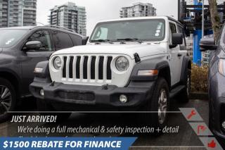 Used 2022 Jeep Wrangler Sport S for sale in Port Moody, BC
