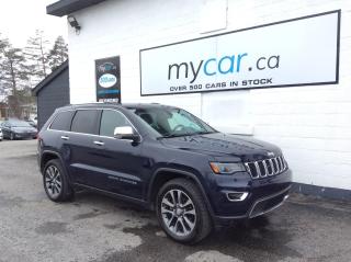 Used 2018 Jeep Grand Cherokee Limited LIMITED 4X4!! NAV. PANOROOF. LEATHER. BACKUP CAM. COOLED SEATS. HEATED SEATS. WOOD TRIM. PWR SEAT. P for sale in North Bay, ON