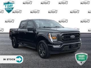<p><strong>2023 Ford F-150 XLT</strong></p>

<p>4D SuperCrew, 2.7L V6 EcoBoost, 10-Speed Automatic 4WD</p>

<p>Odometer is 2177 kilometers below market average!</p>

<ul>
 <li>4WD</li>
 <li>4-Wheel Disc Brakes</li>
 <li>ABS brakes</li>
 <li>Air Conditioning</li>
 <li>AppLink/Apple CarPlay and Android Auto</li>
 <li>Auto High-beam Headlights</li>
 <li>Block heater</li>
 <li>Brake assist</li>
 <li>Compass</li>
 <li>Delay-off headlights</li>
 <li>Driver door bin</li>
 <li>Dual front impact airbags</li>
 <li>Dual front side impact airbags</li>
 <li>Electronic Stability Control</li>
 <li>Emergency communication system: SYNC 4 911 Assist</li>
 <li>Exterior Parking Camera Rear</li>
 <li>Front anti-roll bar</li>
 <li>Front reading lights</li>
 <li>Front wheel independent suspension</li>
 <li>Fully automatic headlights</li>
 <li>Heated door mirrors</li>
 <li>Illuminated entry</li>
 <li>Low tire pressure warning</li>
 <li>Occupant sensing airbag</li>
 <li>Outside temperature display</li>
 <li>Overhead airbag</li>
 <li>Overhead console</li>
 <li>Panic alarm</li>
 <li>Passenger door bin</li>
 <li>Passenger vanity mirror</li>
 <li>Power door mirrors</li>
 <li>Power steering</li>
 <li>Power windows</li>
 <li>Radio data system</li>
 <li>Rear step bumper</li>
 <li>Remote keyless entry</li>
 <li>Security system</li>
 <li>Speed control</li>
 <li>Speed-sensing steering</li>
 <li>Split folding rear seat</li>
 <li>Steering wheel mounted audio controls</li>
 <li>Tachometer</li>
 <li>Telescoping steering wheel</li>
 <li>Tilt steering wheel</li>
 <li>Traction control</li>
 <li>Trip computer</li>
 <li>Variably intermittent wipers</li>
 <li>Voltmeter</li>
</ul>

SPECIAL NOTE: This vehicle is reserved for AutoIQs Retail Customers Only. Please, No Dealer Calls 
<br/><br/>
Dont Delay! With over 140 Sales Professionals Promoting this Pre-Owned Vehicle through 11 Dealerships Representing 11 Communities Across Ontario, this Great Value Wont Last Long!
<br/><br/>
AutoIQ proudly offers a 7 Day Money Back Guarantee. Buy with Complete Confidence. You wont be disappointed!
<p> </p>

<h4>VALUE+ CERTIFIED PRE-OWNED VEHICLE</h4>

<p>36-point Provincial Safety Inspection<br />
172-point inspection combined mechanical, aesthetic, functional inspection including a vehicle report card<br />
Warranty: 30 Days or 1500 KMS on mechanical safety-related items and extended plans are available<br />
Complimentary CARFAX Vehicle History Report<br />
2X Provincial safety standard for tire tread depth<br />
2X Provincial safety standard for brake pad thickness<br />
7 Day Money Back Guarantee*<br />
Market Value Report provided<br />
Complimentary 3 months SIRIUS XM satellite radio subscription on equipped vehicles<br />
Complimentary wash and vacuum<br />
Vehicle scanned for open recall notifications from manufacturer</p>

<p>SPECIAL NOTE: This vehicle is reserved for AutoIQs retail customers only. Please, No dealer calls. Errors & omissions excepted.</p>

<p>*As-traded, specialty or high-performance vehicles are excluded from the 7-Day Money Back Guarantee Program (including, but not limited to Ford Shelby, Ford mustang GT, Ford Raptor, Chevrolet Corvette, Camaro 2SS, Camaro ZL1, V-Series Cadillac, Dodge/Jeep SRT, Hyundai N Line, all electric models)</p>

<p>INSGMT</p>