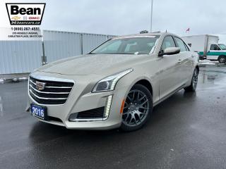Used 2016 Cadillac CTS 2.0L Turbo Luxury Collection 2.0L 4CYL WITH REMOTE START/ENTRY, HEATED SEATS, HEATED STEERING WHEEL, VENTILATED SEATS, SUNROOF for sale in Carleton Place, ON