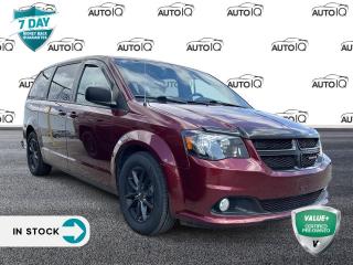 Octane Red Pearlcoat 2020 Dodge Grand Caravan SE 4D Passenger Van Pentastar 3.6L V6 VVT 6-Speed Automatic FWD 2nd Row StowN Go Bucket Seats, 2nd-Row Power Windows, 3rd-Row Power Quarter-Vented Windows, 3rd-Row Stow N Go Seats, 4 Speakers, 4-Wheel Disc Brakes, A/C w/Tri-Zone Manual Temperature Control, ABS brakes, Black Headlamp Surrounds, Black Interior Accents, Black Stow N Place Roof Rack System, Blacktop Appearance Package, Body-Colour Door Handles, Cloth Seats w/Accent Stitching, Deep-Tint Sunscreen Glass, Delete Stow N Place Roof Rack System, Dual front impact airbags, Dual front side impact airbags, Easy-Clean Floor Mats, Floor Console w/Cupholders, Fog Lamps, Front Bucket Seats, Gloss Black Grille, Integrated Roof Rail Crossbars, Leather-Wrapped Shift Knob, Leather-Wrapped Steering Wheel, ParkView Rear Back-Up Camera, Power steering, Power Window Group, Power windows, Power Windows w/Driver 1-Touch Down, Quick Order Package 29G, Rear Air Conditioning w/Heater, Rear Fascia Scuff Pad, Remote keyless entry, Silver Accent Stitching, Speed control, Steering wheel mounted audio controls, Super Console, SXT Badge, Telescoping steering wheel, Tilt steering wheel, Trip computer, Wheels: 17 x 6.5 Black.<p> </p>

<h4>VALUE+ CERTIFIED PRE-OWNED VEHICLE</h4>

<p>36-point Provincial Safety Inspection<br />
172-point inspection combined mechanical, aesthetic, functional inspection including a vehicle report card<br />
Warranty: 30 Days or 1500 KMS on mechanical safety-related items and extended plans are available<br />
Complimentary CARFAX Vehicle History Report<br />
2X Provincial safety standard for tire tread depth<br />
2X Provincial safety standard for brake pad thickness<br />
7 Day Money Back Guarantee*<br />
Market Value Report provided<br />
Complimentary 3 months SIRIUS XM satellite radio subscription on equipped vehicles<br />
Complimentary wash and vacuum<br />
Vehicle scanned for open recall notifications from manufacturer</p>

<p>SPECIAL NOTE: This vehicle is reserved for AutoIQs retail customers only. Please, No dealer calls. Errors & omissions excepted.</p>

<p>*As-traded, specialty or high-performance vehicles are excluded from the 7-Day Money Back Guarantee Program (including, but not limited to Ford Shelby, Ford mustang GT, Ford Raptor, Chevrolet Corvette, Camaro 2SS, Camaro ZL1, V-Series Cadillac, Dodge/Jeep SRT, Hyundai N Line, all electric models)</p>

<p>INSGMT</p>