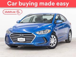 Used 2017 Hyundai Elantra GL w/ Rearview Camera, Bluetooth, A/C for sale in Bedford, NS