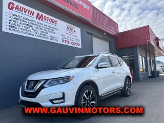 2017 NISSAN ROGUE SL PLATINUM AWD, 2.5 L ENGINE, AUTO, GORGEOUS IN PEARL WHITE W/ BLACK LEATHER INTERIOR, FULLY EQUIPPED WITH EVERYTHING INCLUDING A POWER SUNROOF, 10-WAY POWER DRIVERS SEAT W/ MEMORY SETTINGS, KEYLESS ENTRY W/ PROXIMITY SENSORS & PUSH-BUTTON START, DUAL ZONE CLIMATE CONTROL, REMOTE START, PREMIUM FACTORY BOSE AM/FM/XM/MP3/STREAMING SOUND SYSTEM, BLUETOOTH, HEATED STEERING WHEEL, NAVIGATION SYSTEM, SURROUND CAMERA SYSTEM, LANE ASSIST, ADAPTIVE CRUISE, HOMELINK UNIVERSAL GARAGE DOOR OPENER, AWD LOCK, SPORT SETTING, ECO SYSTEM, PRIVACY GLASS, ROOF RACKS, PREMIUM ALLOY WHEELS, AND SO MUCH MORE! PRICED TO SELL AT ONLY $25,995 TRADES WELCOME, LOW-RATE, ON THE SPOT FINANCING AVAILABLE. DONT MISS IT! 5N1AT2MV5HC756796