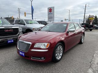 The 2012 Chrysler 300 Limited is a luxurious and sleek car with a touch of elegance and class. It boasts heated leather seats that provide ultimate comfort and relaxation during long drives. The pano moonroof adds a touch of sophistication, allowing you to enjoy the beautiful scenery while on the road. With the backup camera, parking becomes effortless and stress-free. This vehicle is perfect for those who value both style and functionality. Its powerful engine and smooth handling make every ride enjoyable. Treat yourself to the ultimate driving experience with the 2012 Chrysler 300 Limited. Dont miss out on the opportunity to own this amazing car. Upgrade your daily commute and make a statement on the road with the 2012 Chrysler 300 Limited.

G. D. Coates - The Original Used Car Superstore!
 
  Our Financing: We have financing for everyone regardless of your history. We have been helping people rebuild their credit since 1973 and can get you approvals other dealers cant. Our credit specialists will work closely with you to get you the approval and vehicle that is right for you. Come see for yourself why were known as The Home of The Credit Rebuilders!
 
  Our Warranty: G. D. Coates Used Car Superstore offers fully insured warranty plans catered to each customers individual needs. Terms are available from 3 months to 7 years and because our customers come from all over, the coverage is valid anywhere in North America.
 
  Parts & Service: We have a large eleven bay service department that services most makes and models. Our service department also includes a cleanup department for complete detailing and free shuttle service. We service what we sell! We sell and install all makes of new and used tires. Summer, winter, performance, all-season, all-terrain and more! Dress up your new car, truck, minivan or SUV before you take delivery! We carry accessories for all makes and models from hundreds of suppliers. Trailer hitches, tonneau covers, step bars, bug guards, vent visors, chrome trim, LED light kits, performance chips, leveling kits, and more! We also carry aftermarket aluminum rims for most makes and models.
 
  Our Story: Family owned and operated since 1973, we have earned a reputation for the best selection, the best reconditioned vehicles, the best financing options and the best customer service! We are a full service dealership with a massive inventory of used cars, trucks, minivans and SUVs. Chrysler, Dodge, Jeep, Ford, Lincoln, Chevrolet, GMC, Buick, Pontiac, Saturn, Cadillac, Honda, Toyota, Kia, Hyundai, Subaru, Suzuki, Volkswagen - Weve Got Em! Come see for yourself why G. D. Coates Used Car Superstore was voted Barries Best Used Car Dealership!