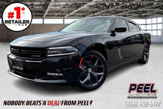 2017 Dodge Charger SXT Plus | Rallye Appearance Group | Plus Group | Sunroof | Heated & Ventilated Leather Seats | Heated Steering Wheel | Remote Start | Uconnect 8.4" Touchscreen w/ Navigation | 10 Speaker Beats Audio System w/ Subwoofer | Second-row Heated Seats | Remote Proximity Keyless Entry | Parking Sensors | R/T Front end appearance | Body-colour rear spoiler | 20x8 Hyper Black aluminum wheels | 300 Horsepower

Clean Carfax

Embrace the allure of the night with the 2017 Dodge Charger SXT Plus, now available in the striking Pitch Black finish. This sedan radiates an air of mystery and sophistication, accentuating its bold lines and aggressive stance. With the Rallye Appearance Group and Plus Group enhancing its exterior, this Charger commands attention on every journey. Step inside to discover a realm of luxury, where heated and ventilated leather seats await to envelop you in comfort. As you take the wheel, the heated steering wheel provides warmth on cooler evenings, while remote start ensures a seamless start to your adventures. Seamlessly integrated, the Uconnect 8.4" touchscreen with navigation guides your way with ease, while the 10-speaker Beats Audio System with subwoofer delivers an immersive sound experience. Safety and convenience come standard with remote proximity keyless entry and parking sensors, ensuring peace of mind on every drive. With its sinister Pitch Black exterior, the 2017 Dodge Charger SXT Plus exudes an aura of sophistication and dominance, making a statement wherever it roams.
______________________________________________________

Engage & Explore with Peel Chrysler: Whether youre inquiring about our latest offers or seeking guidance, 1-866-652-6197 connects you directly. Dive deeper online or connect with our team to navigate your automotive journey seamlessly.

WE TAKE ALL TRADES & CREDIT. WE SHIP ANYWHERE IN CANADA! OUR TEAM IS READY TO SERVE YOU 7 DAYS! COME SEE WHY NOBODY BEATS A DEAL FROM PEEL! Your Source for ALL make and models used cars and trucks
______________________________________________________

*FREE CarFax (click the link above to check it out at no cost to you!)*

*FULLY CERTIFIED! (Have you seen some of these other dealers stating in their advertisements that certification is an additional fee? NOT HERE! Our certification is already included in our low sale prices to save you more!)

______________________________________________________

Peel Chrysler  A Trusted Destination: Based in Port Credit, Ontario, we proudly serve customers from all corners of Ontario and Canada including Toronto, Oakville, North York, Richmond Hill, Ajax, Hamilton, Niagara Falls, Brampton, Thornhill, Scarborough, Vaughan, London, Windsor, Cambridge, Kitchener, Waterloo, Brantford, Sarnia, Pickering, Huntsville, Milton, Woodbridge, Maple, Aurora, Newmarket, Orangeville, Georgetown, Stouffville, Markham, North Bay, Sudbury, Barrie, Sault Ste. Marie, Parry Sound, Bracebridge, Gravenhurst, Oshawa, Ajax, Kingston, Innisfil and surrounding areas. On our website www.peelchrysler.com, you will find a vast selection of new vehicles including the new and used Ram 1500, 2500 and 3500. Chrysler Grand Caravan, Chrysler Pacifica, Jeep Cherokee, Wrangler and more. All vehicles are priced to sell. We deliver throughout Canada. website or call us 1-866-652-6197. 

Your Journey, Our Commitment: Beyond the transaction, Peel Chrysler prioritizes your satisfaction. While many of our pre-owned vehicles come equipped with two keys, variations might occur based on trade-ins. Regardless, our commitment to quality and service remains steadfast. Experience unmatched convenience with our nationwide delivery options. All advertised prices are for cash sale only. Optional Finance and Lease terms are available. A Loan Processing Fee of $499 may apply to facilitate selected Finance or Lease options. If opting to trade an encumbered vehicle towards a purchase and require Peel Chrysler to facilitate a lien payout on your behalf, a Lien Payout Fee of $299 may apply. Contact us for details. Peel Chrysler Pre-Owned Vehicles come standard with only one key.