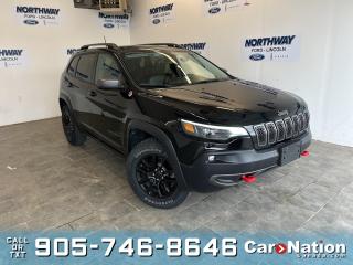 Used 2019 Jeep Cherokee TRAILHAWK | V6 | 4X4 | LEATHER | PANO ROOF | NAV for sale in Brantford, ON
