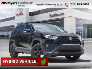 <b>Sunroof,  Heated Steering Wheel,  Power Liftgate,  Heated Seats,  Aluminum Wheels!</b><br> <br>  Compare at $37334 - Our Live Market Price is just $35898! <br> <br>   The Toyota RAV4 is here to help you squeeze more out of your busy lifestyle. This  2020 Toyota RAV4 is fresh on our lot in Ottawa. <br> <br>Introducing the Toyota RAV4, a radical redesign of a storied legend. While the RAV4 is loaded with modern creature comforts, conveniences, and safety, this SUV is still true to its roots with incredible capability. Whether youre running errands in the city or exploring the countryside, the RAV4 empowers your ambitions and redefines what you can do. Make new and exciting memories in this ultra efficient Toyota RAV4 today! This  SUV has 72,880 kms. Its  nice in colour  . It has an automatic transmission and is powered by a  219HP 2.5L 4 Cylinder Engine.  It may have some remaining factory warranty, please check with dealer for details. <br> <br> Our RAV4s trim level is Hybrid XLE. Stepping up to this luxurious all-wheel drive RAV4 Hybrid XLE is an excellent choice as it comes with premium features such as a power sunroof, dual zone climate control, Toyotas Smart Key system with push button start, a 7 inch touchscreen with Entune Audio 3.0, Apple CarPlay, Android Auto, extra USB and aux inputs, heated seats with more premium seat material, a leather heated steering wheel and stylish aluminum wheels. Additional features includes a power drivers seat, LED headlights, fog lights, heated power mirrors, Toyota Safety Sense 2.0, dynamic radar cruise control, automatic highbeam assist, blind spot monitoring with rear cross traffic alert, and lane keep assist with lane departure warning plus so much more. This vehicle has been upgraded with the following features: Sunroof,  Heated Steering Wheel,  Power Liftgate,  Heated Seats,  Aluminum Wheels,  Apple Carplay,  Android Auto. <br> <br>To apply right now for financing use this link : <a href=https://www.myersbarrhaventoyota.ca/quick-approval/ target=_blank>https://www.myersbarrhaventoyota.ca/quick-approval/</a><br><br> <br/><br> Buy this vehicle now for the lowest bi-weekly payment of <b>$274.54</b> with $0 down for 84 months @ 9.99% APR O.A.C. ( Plus applicable taxes -  Plus applicable fees   ).  See dealer for details. <br> <br>At Myers Barrhaven Toyota we pride ourselves in offering highly desirable pre-owned vehicles. We truly hand pick all our vehicles to offer only the best vehicles to our customers. No two used cars are alike, this is why we have our trained Toyota technicians highly scrutinize all our trade ins and purchases to ensure we can put the Myers seal of approval. Every year we evaluate 1000s of vehicles and only 10-15% meet the Myers Barrhaven Toyota standards. At the end of the day we have mutual interest in selling only the best as we back all our pre-owned vehicles with the Myers *LIFETIME ENGINE TRANSMISSION warranty. Thats right *LIFETIME ENGINE TRANSMISSION warranty, were in this together! If we dont have what youre looking for not to worry, our experienced buyer can help you find the car of your dreams! Ever heard of getting top dollar for your trade but not really sure if you were? Here we leave nothing to chance, every trade-in we appraise goes up onto a live online auction and we get buyers coast to coast and in the USA trying to bid for your trade. This means we simultaneously expose your car to 1000s of buyers to get you top trade in value. <br>We service all makes and models in our new state of the art facility where you can enjoy the convenience of our onsite restaurant, service loaners, shuttle van, free Wi-Fi, Enterprise Rent-A-Car, on-site tire storage and complementary drink. Come see why many Toyota owners are making the switch to Myers Barrhaven Toyota. <br>*LIFETIME ENGINE TRANSMISSION WARRANTY NOT AVAILABLE ON VEHICLES WITH KMS EXCEEDING 140,000KM, VEHICLES 8 YEARS & OLDER, OR HIGHLINE BRAND VEHICLE(eg. BMW, INFINITI. CADILLAC, LEXUS...) o~o