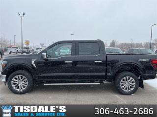 <b>Leather Seats, 20 inch Chrome Wheels, Tow Package!</b><br> <br> <br> <br>Check out the large selection of new Fords at Tisdales today!<br> <br>  Smart engineering, impressive tech, and rugged styling make the F-150 hard to pass up. <br> <br>Just as you mould, strengthen and adapt to fit your lifestyle, the truck you own should do the same. The Ford F-150 puts productivity, practicality and reliability at the forefront, with a host of convenience and tech features as well as rock-solid build quality, ensuring that all of your day-to-day activities are a breeze. Theres one for the working warrior, the long hauler and the fanatic. No matter who you are and what you do with your truck, F-150 doesnt miss.<br> <br> This agate black metallic Crew Cab 4X4 pickup   has an automatic transmission and is powered by a  400HP 3.5L V6 Cylinder Engine.<br> <br> Our F-150s trim level is Lariat. This F-150 Lariat is decked with great standard features such as premium Bang & Olufsen audio, ventilated and heated leather-trimmed seats with lumbar support, remote engine start, adaptive cruise control, FordPass 5G mobile hotspot, and a 12-inch infotainment screen powered by SYNC 4 with inbuilt navigation, Apple CarPlay and Android Auto. Safety features also include blind spot detection, lane keeping assist with lane departure warning, front and rear collision mitigation, and an aerial view camera system. This vehicle has been upgraded with the following features: Leather Seats, 20 Inch Chrome Wheels, Tow Package. <br><br> View the original window sticker for this vehicle with this url <b><a href=http://www.windowsticker.forddirect.com/windowsticker.pdf?vin=1FTFW5L80RKD40144 target=_blank>http://www.windowsticker.forddirect.com/windowsticker.pdf?vin=1FTFW5L80RKD40144</a></b>.<br> <br>To apply right now for financing use this link : <a href=http://www.tisdales.com/shopping-tools/apply-for-credit.html target=_blank>http://www.tisdales.com/shopping-tools/apply-for-credit.html</a><br><br> <br/>    0% financing for 60 months. 2.99% financing for 84 months. <br> Buy this vehicle now for the lowest bi-weekly payment of <b>$509.13</b> with $0 down for 84 months @ 2.99% APR O.A.C. ( Plus applicable taxes -  $699 administration fee included in sale price.   ).  Incentives expire 2024-04-30.  See dealer for details. <br> <br>Tisdales is not your standard dealership. Sales consultants are available to discuss what vehicle would best suit the customer and their lifestyle, and if a certain vehicle isnt readily available on the lot, one will be brought in. o~o