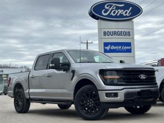 <b>Leather Seats, Premium Audio, Wireless Charging, 20 Aluminum Wheels, Tow Package!</b><br> <br> <br> <br>  Thia 2024 F-150 is a truck that perfectly fits your needs for work, play, or even both. <br> <br>Just as you mould, strengthen and adapt to fit your lifestyle, the truck you own should do the same. The Ford F-150 puts productivity, practicality and reliability at the forefront, with a host of convenience and tech features as well as rock-solid build quality, ensuring that all of your day-to-day activities are a breeze. Theres one for the working warrior, the long hauler and the fanatic. No matter who you are and what you do with your truck, F-150 doesnt miss.<br> <br> This iconic silver metallic Crew Cab 4X4 pickup   has a 10 speed automatic transmission and is powered by a  400HP 3.5L V6 Cylinder Engine.<br> <br> Our F-150s trim level is XLT. This XLT trim steps things up with running boards, dual-zone climate control and a 360 camera system, along with great standard features such as class IV tow equipment with trailer sway control, remote keyless entry, cargo box lighting, and a 12-inch infotainment screen powered by SYNC 4 featuring voice-activated navigation, SiriusXM satellite radio, Apple CarPlay, Android Auto and FordPass Connect 5G internet hotspot. Safety features also include blind spot detection, lane keep assist with lane departure warning, front and rear collision mitigation and automatic emergency braking. This vehicle has been upgraded with the following features: Leather Seats, Premium Audio, Wireless Charging, 20 Aluminum Wheels, Tow Package, Tailgate Step, Spray-in Bed Liner. <br><br> View the original window sticker for this vehicle with this url <b><a href=http://www.windowsticker.forddirect.com/windowsticker.pdf?vin=1FTFW3L84RFA38207 target=_blank>http://www.windowsticker.forddirect.com/windowsticker.pdf?vin=1FTFW3L84RFA38207</a></b>.<br> <br>To apply right now for financing use this link : <a href=https://www.bourgeoismotors.com/credit-application/ target=_blank>https://www.bourgeoismotors.com/credit-application/</a><br><br> <br/> 0% financing for 60 months. 2.99% financing for 84 months.  Incentives expire 2024-04-30.  See dealer for details. <br> <br>Discount on vehicle represents the Cash Purchase discount applicable and is inclusive of all non-stackable and stackable cash purchase discounts from Ford of Canada and Bourgeois Motors Ford and is offered in lieu of sub-vented lease or finance rates. To get details on current discounts applicable to this and other vehicles in our inventory for Lease and Finance customer, see a member of our team. </br></br>Discover a pressure-free buying experience at Bourgeois Motors Ford in Midland, Ontario, where integrity and family values drive our 78-year legacy. As a trusted, family-owned and operated dealership, we prioritize your comfort and satisfaction above all else. Our no pressure showroom is lead by a team who is passionate about understanding your needs and preferences. Located on the shores of Georgian Bay, our dealership offers more than just vehiclesits an experience rooted in community, trust and transparency. Trust us to provide personalized service, a diverse range of quality new Ford vehicles, and a seamless journey to finding your perfect car. Join our family at Bourgeois Motors Ford and let us redefine the way you shop for your next vehicle.<br> Come by and check out our fleet of 80+ used cars and trucks and 210+ new cars and trucks for sale in Midland.  o~o