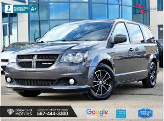 3.6L 6 CYLINDER ENGINE, GT PACKAGE, LEATHER, TOUCHSCREEN, POWER DOORS, POWER WINDOWS, DVD, FRONT AND REAR HEATED SEATS, HEATED STEERING WHEEL, AMBIENT LIGHTING, STOW AND GO, BACKUP CAMERA, REMOTE STARTER, AND MUCH MORE! <br/> <br/>  <br/> Just Arrived 2018 Dodge Grand Caravan GT Grey has 127,285 KM on it. 3.6L 6 Cylinder Engine engine, Front-Wheel Drive, Automatic transmission, 7 Seater passengers, on special price for . <br/> <br/>  <br/> Book your appointment today for Test Drive. We offer contactless Test drives & Virtual Walkarounds. Stock Number: 24071-VBC <br/> <br/>  <br/> Diamond Motors has built a reputation for serving you, our customers. Being honest and selling quality pre-owned vehicles at competitive & affordable prices. Whenever you deal with us, you know you get to deal and speak directly with the owners. This means unique personalized customer service to meet all your needs. No high-pressure sales tactics, only upfront advice. <br/> <br/>  <br/> Why choose us? <br/>  <br/> Certified Pre-Owned Vehicles <br/> Family Owned & Operated <br/> Finance Available <br/> Extended Warranty <br/> Vehicles Priced to Sell <br/> No Pressure Environment <br/> Inspection & Carfax Report <br/> Professionally Detailed Vehicles <br/> Full Disclosure Guaranteed <br/> AMVIC Licensed <br/> BBB Accredited Business <br/> CarGurus Top-rated Dealer 2022 <br/> <br/>  <br/> Phone to schedule an appointment @ 587-444-3300 or simply browse our inventory online www.diamondmotors.ca or come and see us at our location at <br/> 3403 93 street NW, Edmonton, T6E 6A4 <br/> <br/>  <br/> To view the rest of our inventory: <br/> www.diamondmotors.ca/inventory <br/> <br/>  <br/> All vehicle features must be confirmed by the buyer before purchase to confirm accuracy. All vehicles have an inspection work order and accompanying Mechanical fitness assessment. All vehicles will also have a Carproof report to confirm vehicle history, accident history, salvage or stolen status, and jurisdiction report. <br/>