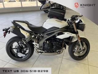 This 2019 Triumph Speed triple 1050 S l ONLY 7KM! l Like New is loaded with top-line features. .* Visit Us Today *For a must-own Triumph Speed come see us at Knight Honda, 1768 Main Street North, Moose Jaw, SK S6J1L4. Just minutes away!