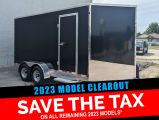 2023 Canadian Trailer Company 7x14 V Nose Cargo Trailer Aluminum Tandem Axle Photo11