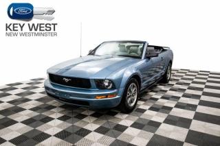This Convertible V6 Mustang soft-top is equipped with leather seats.This vehicle comes with our Buy With Confidence program. This includes a 30 day/2,000Km exchange policy, No charge 6 month warranty (only applicable if factory powertrain warranty has expired), Complete safety and mechanical inspection, as well as Carproof Report and full vehicle disclosure!We have competitive finance rates and a great sales team to facilitate your next vehicle purchase.Come to Key West Ford and check out the biggest selection on new and used vehicles in the Lower Mainland. We are the #1 Volume Dealer in BC, and have been voted as the #1 Dealer for Customer Experience on DealerRater. Call or email us today to book a test drive. Price does not include $699 Dealer Documentation Fee, levys, and applicable taxes.Dealer #7485