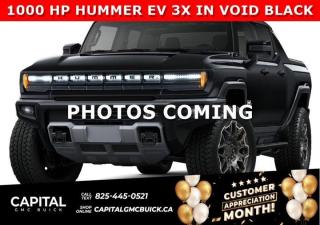 Unit in transit 1-2 weeks... THE FUTURE IS HERE.... This 1000 HP 2024 GMC HUMMER EV 3X in VOID BLACK is nothing short of incredible... this extremely limited 1000-horsepower AWD Truck has options like Super Cruise, Extract Mode (2 Inch Lift or Lower), Watts to Freedom (WTF) Mode, Crab Walk Capable, Ultravision Camera System, Infinity Roof and so much more... Dont miss out on this once-in-a-lifetime opportunity to be part of history in the making... 0-60 MPH in 3 seconds... CALL NOW FOR MORE DETAILSAsk for the Internet Department for more information or book your test drive today! Text 365-601-8318 for fast answers at your fingertips!AMVIC Licensed Dealer - Licence Number B1044900Disclaimer: All prices are plus taxes and include all cash credits and loyalties. See dealer for details. AMVIC Licensed Dealer # B1044900