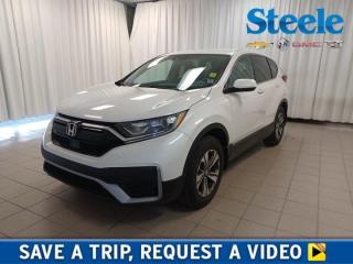 Enhance your journey in our 2021 Honda CR-V LX AWD in Platinum White Pearl and see what boundless fun awaits! Powered by a TurboCharged 1.5 Litre 4 Cylinder that delivers 190hp matched to a CVT for easy everyday capability. This All Wheel Drive SUV also returns approximately 7.4L/100km on the highway with responsive handling that youll appreciate on any adventure, and it rides on 17-inch alloy wheels to enhance its rugged and confident look. Engineered with the versatility you demand from an SUV, our LX cabin features comfortable heated cloth seats with a foldable second row for optimum cargo carrying. Honda builds on that foundation with a multifunction steering wheel, automatic climate control, rear-seat heater ducts, and intuitive technology that includes a 5-inch LCD screen, Bluetooth, and a four-speaker audio system. The interior design is clean and modern, too! Honda safeguards you and your crew with a robust ACE body structure thats backed by a multi-angle rearview camera and Sensing technologies such as adaptive cruise control, automatic braking, and lane-keeping assistance. Thanks to all that and more, our CR-V LX is the crossover without compromise! Save this Page and Call for Availability. We Know You Will Enjoy Your Test Drive Towards Ownership! Steele Chevrolet Atlantic Canadas Premier Pre-Owned Super Center. Being a GM Certified Pre-Owned vehicle ensures this unit has been fully inspected fully detailed serviced up to date and brought up to Certified standards. Market value priced for immediate delivery and ready to roll so if this is your next new to your vehicle do not hesitate. Youve dealt with all the rest now get ready to deal with the BEST! Steele Chevrolet Buick GMC Cadillac (902) 434-4100 Metros Premier Credit Specialist Team Good/Bad/New Credit? Divorce? Self-Employed?