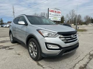 <p><span style=font-size: 14pt;><strong>2014 Hyundai Santa Fe Sport Limited! </strong></span></p><p><span style=font-size: 18.6667px;>Experience luxury and performance with the 2014 Hyundai Santa Fe Sport Limited. This SUV redefines excellence with its elegant design and advanced features. With a powerful engine and all-wheel drive capability, the Santa Fe Sport Limited offers a confident and exhilarating driving experience. Its spacious and premium interior ensures comfort and convenience for you and your passengers. Dont miss out on the opportunity to elevate your journey. Schedule your test drive today and discover the unmatched quality of the 2014 Hyundai Santa Fe Sport Limited.</span></p><p><span style=font-size: 14pt;><strong>CARS IN LOBO LTD. (Buy - Sell - Trade - Finance) <br /></strong></span><span style=font-size: 14pt;><strong style=font-size: 18.6667px;>Office# - 519-666-2800<br /></strong></span><span style=font-size: 14pt;><strong>TEXT 24/7 - 226-289-5416</strong></span></p><p><span style=font-size: 12pt;>-> LOCATION <a title=Location  href=https://www.google.com/maps/place/Cars+In+Lobo+LTD/@42.9998602,-81.4226374,15z/data=!4m5!3m4!1s0x0:0xcf83df3ed2d67a4a!8m2!3d42.9998602!4d-81.4226374 target=_blank rel=noopener>6355 Egremont Dr N0L 1R0 - 6 KM from fanshawe park rd and hyde park rd in London ON</a><br />-> Quality pre owned local vehicles. CARFAX available for all vehicles <br />-> Certification is included in price unless stated AS IS or ask about our AS IS pricing<br />-> We offer Extended Warranty on our vehicles inquire for more Info<br /></span><span style=font-size: small;><span style=font-size: 12pt;>-> All Trade ins welcome (Vehicles,Watercraft, Motorcycles etc.)</span><br /><span style=font-size: 12pt;>-> Financing Available on qualifying vehicles <a title=FINANCING APP href=https://carsinlobo.ca/fast-loan-approvals/ target=_blank rel=noopener>APPLY NOW -> FINANCING APP</a></span><br /><span style=font-size: 12pt;>-> Register & license vehicle for you (Licensing Extra)</span><br /><span style=font-size: 12pt;>-> No hidden fees, Pressure free shopping & most competitive pricing</span></span></p><p><span style=font-size: small;><span style=font-size: 12pt;>MORE QUESTIONS? FEEL FREE TO CALL (519 666 2800)/TEXT </span></span><span style=font-size: 18.6667px;>226-289-5416</span><span style=font-size: small;><span style=font-size: 12pt;> </span></span><span style=font-size: 12pt;>/EMAIL (Sales@carsinlobo.ca)</span></p>