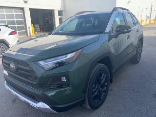 New 2024 Toyota RAV4 Trail package in new Army green for sale in Cobourg, ON