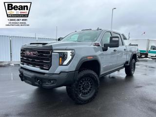 New 2024 GMC Sierra 2500 HD AT4X 6.6L DURAMAX WITH REMOTE START/ENTRY, HEATED SEATS, HEATED STEERING WHEEL, VENTILATED SEATS, SUNROOF, HD SURROUND VISION for sale in Carleton Place, ON