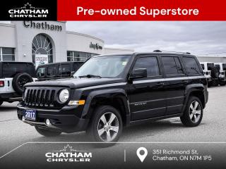 Used 2017 Jeep Patriot Sport/North HIGH ALTITUDE LEATHER 17 INCH RIMS REMOTE START for sale in Chatham, ON