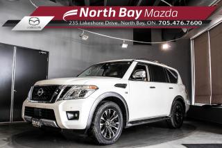 Used 2018 Nissan Armada Platinum Rare! Bose Audio - Leather - Heated & Cooled Seats - Seatback DVD System - Power Liftgate for sale in North Bay, ON