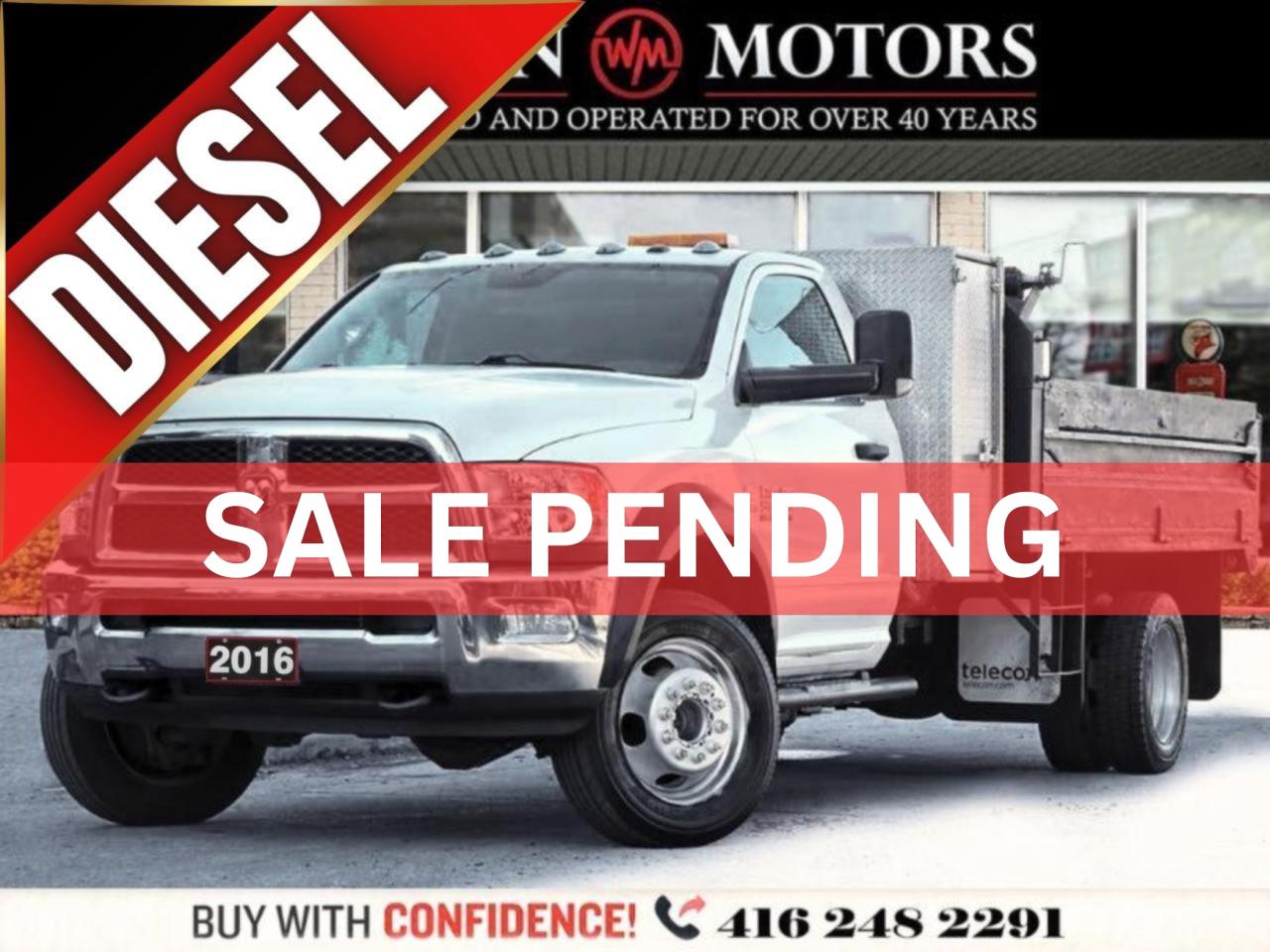 Used 2016 RAM 5500 *4WD*DIESEL*DUMP BOX*REVCAM*POWER GROUP*6.7L!!! for sale in Toronto, ON