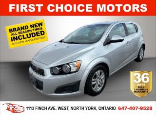 Used 2012 Chevrolet Sonic LT ~AUTOMATIC, FULLY CERTIFIED WITH WARRANTY!!!~ for sale in North York, ON