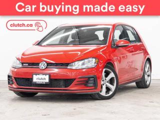 Used 2020 Volkswagen Golf GTI 5-Door w/ Apple CarPlay & Android Auto, Rearview Cam, Dual Zone A/C for sale in Toronto, ON