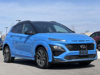 2023 Hyundai Kona 1.6 TURBO N-LINE | AWD | NAVI | APPLE CAR PLAY | 

4D Sport Utility 2.0L I4 DGI Turbocharged DOHC 16V LEV3-ULEV70 195hp 7-Speed Automatic AWD | Heated Seats, | Bluetooth, 4-Wheel Disc Brakes, 6 Speakers, ABS brakes, Air Conditioning, Alloy wheels, AM/FM radio: SiriusXM, Brake assist, Electronic Stability Control, Exterior Parking Camera Rear, Fully automatic headlights, Heated front seats, Navigation System, N-Line Woven Seat Trim, Panic alarm, Power steering, Power windows, Rear window defroster, Remote keyless entry, Security system, Steering wheel mounted audio controls, Telescoping steering wheel, Tilt steering wheel, Traction control, Trip computer, Turn signal indicator mirrors.