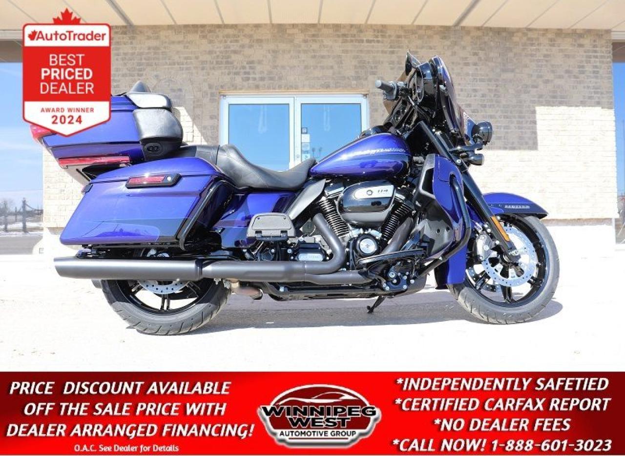 Used 2020 Harley-Davidson FLHTK Electra Glide Ultra Limited M8 -114, LIMITED PAINT SET, EXTRAS, SHARP, AS NEW! for sale in Headingley, MB