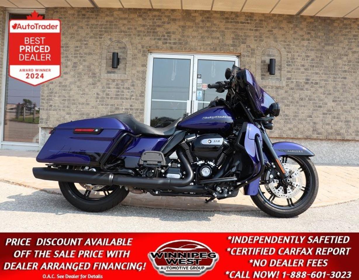 Used 2020 Harley-Davidson FLHTK Electra Glide Ultra Limited M8 -114, LIMITED PAINT SET, EXTRAS, SHARP, AS NEW! for sale in Headingley, MB