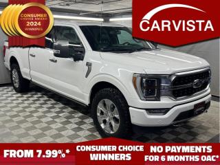 Used 2021 Ford F-150 PLATINUM - 6'6 BOX- 3.5L ECOBOOST/FACTORY WARRANTY for sale in Winnipeg, MB