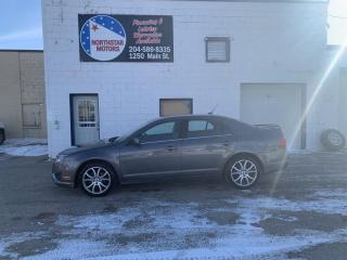 <p>Very Clean, fully loaded local SEL Fusion AWD. Only 127255 kms. Sunroof, heated power leather and all high value options. No major claims or accidents full service records. Well maintained, freshly safetied and ready for sale. </p>
<p> </p>
<p>Apply on our website for quick response financing solutions or view in person at 1250 Main Street Monday thru Friday 9AM-6PM no appointments needed.</p><br><p>Dealer Permit #1363 All advertized prices are subject to applicable taxes. Bank and In-house financing available. Call for details 204-586-8335 or view at Northstar Motors 1250 Main St Winnipeg. Proudly serving Manitoba for over 30 years!</p>