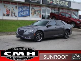 <b>UNDER 100,000 KMS !! ALL WHEEL DRIVE !! NAVIGATION, REAR CAMERA, BLUETOOTH, PANORAMIC SUNROOF, LEATHER, POWER SEATS, HEATED SEATS, DUAL CLIMATE CONTROL, REMOTE START, PROXIMITY KEY, BUTTON START, 19-INCH ALLOY WHEELS</b><br>      This  2016 Chrysler 300 is for sale today. <br> <br>This stunning Chrysler 300 embodies world-class craftsmanship and advanced technology. This Canadian-built full-size sedans sculpted aerodynamics, premium interior, and impressive performance make it a benchmark for powerful luxury. Its an old-school North American luxury car loaded with modern features and technology that are anything but old-fashioned. Make a statement in this bold, powerful sedan. This  sedan has 92,000 kms. Its  grey in colour  . It has an automatic transmission and is powered by a  300HP 3.6L V6 Cylinder Engine. <br> <br> Our 300s trim level is S. This 300S is a sporty, luxurious sedan that makes a bold statement. It comes with the Uconnect 8.4 infotainment system with Bluetooth and SiriusXM, 2 USB ports, BeatsAudio 10-speaker premium sound, leather seats which are heated in front, dual-zone automatic climate control, remote start, sport mode with paddle shifters, a sporty appearance package with aluminum wheels, sport suspension, and much more.<br> To view the original window sticker for this vehicle view this <a href=http://www.chrysler.com/hostd/windowsticker/getWindowStickerPdf.do?vin=2C3CCAGG4GH248551 target=_blank>http://www.chrysler.com/hostd/windowsticker/getWindowStickerPdf.do?vin=2C3CCAGG4GH248551</a>. <br/><br> <br>To apply right now for financing use this link : <a href=https://www.cmhniagara.com/financing/ target=_blank>https://www.cmhniagara.com/financing/</a><br><br> <br/><br>Trade-ins are welcome! Financing available OAC ! Price INCLUDES a valid safety certificate! Price INCLUDES a 60-day limited warranty on all vehicles except classic or vintage cars. CMH is a Full Disclosure dealer with no hidden fees. We are a family-owned and operated business for over 30 years! o~o