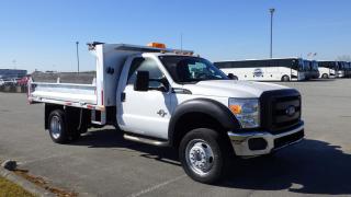 2016 Ford F-550 Regular Cab DRW 2WD, 6.7L V8 OHV 16V DIESEL engine, 8 cylinder, 2 door, automatic, RWD, AM/FM radio, white exterior, black interior, cloth.  Dump box size:  11 Feet 5 Inches by 7 Feet 5 Inches Certificate Valid to March 2025 $58,850.00 plus $375 processing fee, $59,225.00 total payment obligation before taxes.  Listing report, warranty, contract commitment cancellation fee, financing available on approved credit (some limitations and exceptions may apply). All above specifications and information is considered to be accurate but is not guaranteed and no opinion or advice is given as to whether this item should be purchased. We do not allow test drives due to theft, fraud and acts of vandalism. Instead we provide the following benefits: Complimentary Warranty (with options to extend), Limited Money Back Satisfaction Guarantee on Fully Completed Contracts, Contract Commitment Cancellation, and an Open-Ended Sell-Back Option. Ask seller for details or call 604-522-REPO(7376) to confirm listing availability.