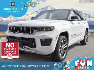 New 2024 Jeep Grand Cherokee Overland  - Sunroof -  Cooled Seats for sale in Abbotsford, BC