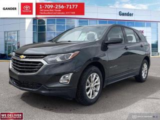 2018 Chevrolet Equinox LS 6-Speed Automatic Electronic with Overdrive AWD 1.5L DOHCGrayOdometer is 35446 kilometers below market average!ALL CREDIT APPLICATIONS ACCEPTED! ESTABLISH OR REBUILD YOUR CREDIT HERE. APPLY AT https://steeleadvantagefinancing.com/?dealer=7148 We know that you have high expectations in your car search in NL. So, if youre in the market for a pre-owned vehicle that undergoes our exclusive inspection protocol, stop by Gander Toyota. Were confident we have the right vehicle for you. Here at Gander Toyota, we enjoy the challenge of meeting and exceeding customer expectations in all things automotive.**Market Value Pricing**, AWD, 6 Speaker Audio System Feature, Bluetooth® For Phone, Delay-off headlights, Exterior Parking Camera Rear, Heated front seats, Radio: Chevrolet MyLink AM/FM Stereo, SiriusXM Delete, Speed control, USB Port & Auxiliary Input Jack.Certification Program Details: 85 Point inspection Fluid Top Ups Brake Inspection Tire Inspection Oil Change Recall Check Copy Of Carfax ReportSteele Auto Group is the most diversified group of automobile dealerships in Atlantic Canada, with 34 dealerships selling 27 brands and an employee base of over 1000. Sales are up by double digits over last year and the plan going forward is to expand further into Atlantic Canada. PLEASE CONFIRM WITH US THAT ALL OPTIONS, FEATURES AND KILOMETERS ARE CORRECT.Awards:* JD Power Canada Automotive Performance, Execution and Layout (APEAL) Study