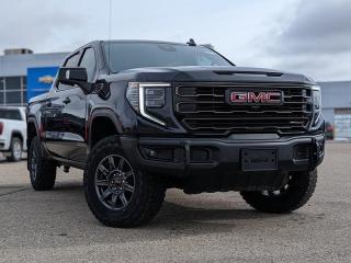 <br> <br> <br> <br> <br>This 2024 GMC Sierra 1500 stands out in the midsize pickup truck segment, with bold proportions that create a commanding stance on and off road. Next level comfort and technology is paired with its outstanding performance and capability. Inside, the Sierra 1500 supports you through rough terrain with expertly designed seats and robust suspension. This amazing 2024 Sierra 1500 is ready for whatever.<br> <br> This titanium rush metallic Crew Cab 4X4 pickup has an automatic transmission and is powered by a 420HP 6.2L 8 Cylinder Engine.<br> <br> Our Sierra 1500s trim level is AT4X. Taking your off road adventures to the max, this highly capable GMC Sierra 1500 AT4X comes fully loaded with an upgraded off-road suspension that features Multimatic DSSV spool-valve dampers and underbody skid plates, full grain leather seats with authentic Vanta Ash wood trim, exclusive aluminum wheels, body-coloured exterior accents and a massive 13.4 inch touchscreen display that features wireless Apple CarPlay and Android Auto, 12 speaker Bose premium audio system, SiriusXM, and a 4G LTE hotspot. Additionally, this amazing pickup truck also features a power sunroof, spray-in bedliner, wireless device charging, IntelliBeam LED headlights, remote engine start, forward collision warning and lane keep assist, a trailer-tow package with hitch guidance, LED cargo area lighting, heads up display, heated and cooled seats with massage function, ultrasonic parking sensors, an HD surround vision camera plus so much more! This vehicle has been upgraded with the following features: Head Up Display, Sunroof, Off Road Suspension, Bose Premium Audio, Leather Seats, Cooled Seats, Skid Plates, Wireless Charging, Remote Start, Massage Seats, Park Assist, Lane Keep Assist, 360 Camera, Tow Package. <br><br> <br/><br>Contact our Sales Department today by: <br><br>Phone: 1 (306) 882-2691 <br><br>Text: 1-306-800-5376 <br><br>- Want to trade your vehicle? Make the drive and well have it professionally appraised, for FREE! <br><br>- Financing available! Onsite credit specialists on hand to serve you! <br><br>- Apply online for financing! <br><br>- Professional, courteous, and friendly staff are ready to help you get into your dream ride! <br><br>- Call today to book your test drive! <br><br>- HUGE selection of new GMC, Buick and Chevy Vehicles! <br><br>- Fully equipped service shop with GM certified technicians <br><br>- Full Service Quick Lube Bay! Drive up. Drive in. Drive out! <br><br>- Best Oil Change in Saskatchewan! <br><br>- Oil changes for all makes and models including GMC, Buick, Chevrolet, Ford, Dodge, Ram, Kia, Toyota, Hyundai, Honda, Chrysler, Jeep, Audi, BMW, and more! <br><br>- Rosetowns ONLY Quick Lube Oil Change! <br><br>- 24/7 Touchless car wash <br><br>- Fully stocked parts department featuring a large line of in-stock winter tires! <br> <br><br><br>Rosetown Mainline Motor Products, also known as Mainline Motors is the ORIGINAL King Of Trucks, featuring Chevy Silverado, GMC Sierra, Buick Enclave, Chevy Traverse, Chevy Equinox, Chevy Cruze, GMC Acadia, GMC Terrain, and pre-owned Chevy, GMC, Buick, Ford, Dodge, Ram, and more, proudly serving Saskatchewan. As part of the Mainline Automotive Group of Dealerships in Western Canada, we are also committed to servicing customers anywhere in Western Canada! We have a huge selection of cars, trucks, and crossover SUVs, so if youre looking for your next new GMC, Buick, Chevrolet or any brand on a used vehicle, dont hesitate to contact us online, give us a call at 1 (306) 882-2691 or swing by our dealership at 506 Hyw 7 W in Rosetown, Saskatchewan. We look forward to getting you rolling in your next new or used vehicle! <br> <br><br><br>* Vehicles may not be exactly as shown. Contact dealer for specific model photos. Pricing and availability subject to change. All pricing is cash price including fees. Taxes to be paid by the purchaser. While great effort is made to ensure the accuracy of the information on this site, errors do occur so please verify information with a customer service rep. This is easily done by calling us at 1 (306) 882-2691 or by visiting us at the dealership. <br><br> Come by and check out our fleet of 50+ used cars and trucks and 140+ new cars and trucks for sale in Rosetown. o~o
