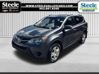 Value Market Pricing, AWD, Cloth, Dual front impact airbags, Four wheel independent suspension, Heated door mirrors, Occupant sensing airbag, Power door mirrors, Power windows.Awards:* IIHS Canada Top Safety Pick, Top Safety Pick+ Recent Arrival! Gba 2015 Toyota RAV4 LE AWD 6-Speed Automatic 2.5L 4-Cylinder SMPI Come visit Annapolis Valleys GM Giant! We do not inflate our prices! We utilize state of the art live software technology to help determine the best price for our used inventory. That technology provides our customers with Fair Market Value Pricing!. Come see us and ask us about the Market Pricing Report on any of our used vehicles.Certified. Certification Program Details: 85 Point Inspection Fresh Oil Change 2 Years MVI Full Tank Of Gas Full Vehicle DetailSteele Valley Chevrolet Buick GMC offers a wide range of new and used cars to Kentville drivers. Our vehicles undergo a 117-point check before being put out for sale, and they also come with a warranty and an auto-check certified history. We also provide concise financing options to you. If local dealerships in your vicinity do not have the models and prices you are looking for, look no further and head straight to Steele Valley Chevrolet Buick GMC. We will make sure that we satisfy your expectations and let you leave with a happy face.Reviews:* RAV4 owners typically rave about fuel economy, highway ride quality and noise levels, and semi-sporty handling. The slick and seamless AWD system is a feature favourite in inclement weather, and a just-right amount of ground clearance enables confident tackling of light to moderate trails, without diminishing handling. Upscale touches throughout the cabin are also appreciated, including the RAV4s luxurious dashboard. Source: autoTRADER.ca