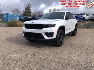New 2024 Jeep Grand Cherokee Limited, BLACK APPEARANCE, LUXURY TECH GROUP #148 for sale in Medicine Hat, AB