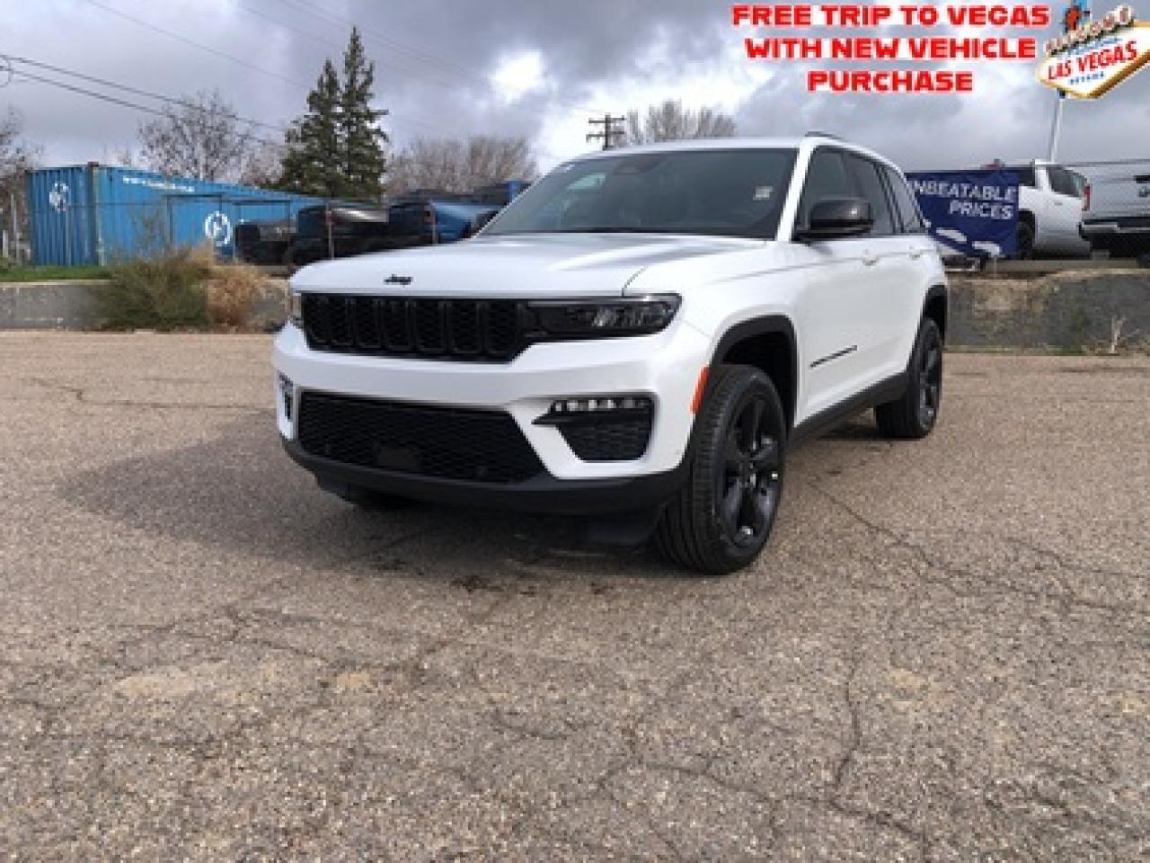 New 2024 Jeep Grand Cherokee Limited, BLACK APPEARANCE, LUXURY TECH GROUP #148 for sale in Medicine Hat, AB