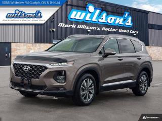Used 2019 Hyundai Santa Fe Luxury AWD, Leather, Pano Roof, Heated + Cooled Seats, Heated Wheel & Much More! for sale in Guelph, ON