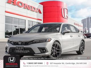 <p><strong>Introducing the 2024 Civic Hatchback Sport Touring: Where Performance Meets Peace of Mind!</strong></p>

<p><strong>Unleash the Power: </strong>With a 180 horsepower, 1.5-litre, 16-valve, Direct Injection, DOHC, turbocharged 4-cylinder engine, the Civic Hatchback Sport Touring delivers exhilarating performance. Choose between a 6-speed manual transmission or the available continuous variable transmission (CVT).</p>

<p><strong>Safety First:</strong> Experience top-notch safety with Honda Sensing technologies (safety technology), including Adaptive Cruise Control, Forward Collision Warning, Collision Mitigation Braking, Lane Departure Warning, Lane Keeping Assist, Road Departure Mitigation, Blind Spot Information (BSI) system and Rear Cross Traffic Monitor system. Your drive just got safer.</p>

<p><strong>Stay Connected: </strong>Our display audio system features the Honda Satellite-Linked Navigation System™ (GPS), SiriusXM™ satellite radio, wireless Apple CarPlay™ (Apple Auto), and Android Auto™ (Android Play) connectivity. Your smartphone's key content is displayed on the 9-inch colour touchscreen. Plus, enjoy Siri® Eyes Free for Apple users.</p>

<p><strong>Premium Sound: </strong>Pump up the volume and immerse yourself in the premium sound of the BOSE® system with 12 speakers.</p>

<p><strong>Family-Friendly:</strong> There's room for the whole family in the leather-trimmed seats, complete with heated front and rear seats and LATCH for child safety seats.</p>

<p><strong>Convenience at Your Fingertips:</strong> Features like remote engine start, proximity key entry with pushbutton (push button) start , power moonroof (sunroof) , leather-wrapped steering wheel, 18” aluminum-alloy wheels, dual center exhaust with chrome finisher, and fog lights enhance the bold styling of the Civic Hatchback Sport.</p>

<p><strong>Illuminate Your Path:</strong> Auto on/off LED headlights (high and low beam) light up the road for your next adventure.</p>

<p><span style=color:#ff0000><em><strong>Premium paint charge of $300 is not included on all colours/models.</strong></em></span></p>

<p>Experience the Difference at Cambridge Centre Honda! Why Test Drive Here? You choose: drive with a sales person or on your own, extended overnight and at home test drives available. Why Purchase Here? VIP Coupon Booklet: up to $1000 in service & other savings, FREE Ontario-Wide Delivery. Cambridge Centre Honda proudly serves customers from Cambridge, Kitchener, Waterloo, Brantford, Hamilton, Waterford, Brant, Woodstock, Paris, Branchton, Preston, Hespeler, Galt, Puslinch, Morriston, Roseville, Plattsville, New Hamburg, Baden, Tavistock, Stratford, Wellesley, St. Clements, St. Jacobs, Elmira, Breslau, Guelph, Fergus, Elora, Rockwood, Halton Hills, Georgetown, Milton and all across Ontario!</p>