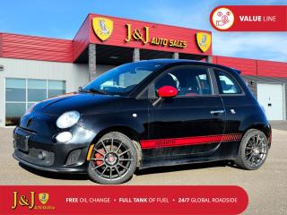 Black 2013 Fiat 500 Abarth FWD 5-Speed C510 Manual 1.4L I4 16V MultiAir Turbocharged Welcome to our dealership, where we cater to every car shoppers needs with our diverse range of vehicles. Whether youre seeking peace of mind with our meticulously inspected and Certified Pre-Owned vehicles, looking for great value with our carefully selected Value Line options, or are a hands-on enthusiast ready to tackle a project with our As-Is mechanic specials, weve got something for everyone. At our dealership, quality, affordability, and variety come together to ensure that every customer drives away satisfied. Experience the difference and find your perfect match with us today.<br><br>500 Abarth, 2D Hatchback, 1.4L I4 16V MultiAir Turbocharged, 5-Speed C510 Manual, FWD, Black, Black Interior Cloth.<br><br><br>Certified. J&J Certified Details: * Vigorous Inspection * Global Roadside Assistance available 24/7, 365 days a year - 3 months * Get As Low As 7.99% APR Financing OAC * CARFAX Vehicle History Report. * Complimentary 3-Month SiriusXM Select+ Trial Subscription * Full tank of fuel * One free oil change (only redeemable here)<br><br>Reviews:<br>  * Owner-stated pluses include the 500s unique looks, character, excellent fuel mileage, fantastic up-level stereo systems, and overall fun-to-drive dynamics. Braking performance is rated highly by owners, too. Source: autoTRADER.ca