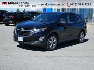<b>Aluminum Wheels,  Apple CarPlay,  Android Auto,  Remote Start,  Heated Seats!</b><br> <br>     This  2018 Chevrolet Equinox is fresh on our lot in Kanata. <br> <br>When Chevrolet designed the Equinox for the all-new 2018 model year, they got every detail just right. Its the perfect size, roomy without being too big. This compact SUV pairs eye-catching style with a spacious and versatile cabin thats been thoughtfully designed to put you at the centre of attention. This mid size crossover also comes packed with desirable technology and safety features. For a mid sized SUV, its hard to beat this Chevrolet Equinox. This  SUV has 74,857 kms. Its  nice in colour  . It has an automatic transmission and is powered by a  252HP 2.0L 4 Cylinder Engine. <br> <br> Our Equinoxs trim level is LT. Upgrading to this Equinox LT is a great choice as it comes loaded with aluminum wheels, HID headlights, a 7 inch touchscreen display with Apple CarPlay and Android Auto, active aero shutters for better fuel economy, an 8-way power driver seat and power heated outside mirrors. It also has a remote engine start, heated front seats, a rear view camera, 4G WiFi capability, steering wheel with audio and cruise controls, Teen Driver technology, Bluetooth streaming audio, StabiliTrak electronic stability control and a split folding rear seat to make loading and unloading large objects a breeze! This vehicle has been upgraded with the following features: Aluminum Wheels,  Apple Carplay,  Android Auto,  Remote Start,  Heated Seats,  Power Seat,  Rear View Camera. <br> <br>To apply right now for financing use this link : <a href=https://www.myerskanatagm.ca/finance/ target=_blank>https://www.myerskanatagm.ca/finance/</a><br><br> <br/><br>Price is plus HST and licence only.<br>Book a test drive today at myerskanatagm.ca<br>*LIFETIME ENGINE TRANSMISSION WARRANTY NOT AVAILABLE ON VEHICLES WITH KMS EXCEEDING 140,000KM, VEHICLES 8 YEARS & OLDER, OR HIGHLINE BRAND VEHICLE(eg. BMW, INFINITI. CADILLAC, LEXUS...)<br> Come by and check out our fleet of 30+ used cars and trucks and 100+ new cars and trucks for sale in Kanata.  o~o