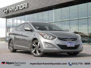 Used 2015 Hyundai Elantra GLS  - Sunroof -  Bluetooth - $123 B/W for sale in Nepean, ON