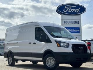 <b>Air Conditioning!</b><br> <br> <br> <br>  Greetings. <br> <br><br> <br> This oxford white van  has a 10 speed automatic transmission and is powered by a  275HP 3.5L V6 Cylinder Engine.<br> <br> Our Transit Cargo Vans trim level is Base. This Ford Transit Cargo van comes well equipped with large door openings to make loading and unloading your oversized cargo a breeze. You will also get Ford Co-Pilot360 that features lane keep assist, pre-collision assist with automatic emergency braking, a touchscreen display with streaming audio and FordPass Connect 4G hotspot. Additional features include remote keyless entry, power windows and door locks, a tilt and telescoping steering wheel, rear view camera, easy to clean floors, side wind electronic stability control for added safety, hill start assist and much more. This vehicle has been upgraded with the following features: Air Conditioning. <br><br> View the original window sticker for this vehicle with this url <b><a href=http://www.windowsticker.forddirect.com/windowsticker.pdf?vin=1FTBR1C83RKA43576 target=_blank>http://www.windowsticker.forddirect.com/windowsticker.pdf?vin=1FTBR1C83RKA43576</a></b>.<br> <br>To apply right now for financing use this link : <a href=https://www.bourgeoismotors.com/credit-application/ target=_blank>https://www.bourgeoismotors.com/credit-application/</a><br><br> <br/> 7.99% financing for 72 months.  Incentives expire 2024-04-30.  See dealer for details. <br> <br>Discount on vehicle represents the Cash Purchase discount applicable and is inclusive of all non-stackable and stackable cash purchase discounts from Ford of Canada and Bourgeois Motors Ford and is offered in lieu of sub-vented lease or finance rates. To get details on current discounts applicable to this and other vehicles in our inventory for Lease and Finance customer, see a member of our team. </br></br>Discover a pressure-free buying experience at Bourgeois Motors Ford in Midland, Ontario, where integrity and family values drive our 78-year legacy. As a trusted, family-owned and operated dealership, we prioritize your comfort and satisfaction above all else. Our no pressure showroom is lead by a team who is passionate about understanding your needs and preferences. Located on the shores of Georgian Bay, our dealership offers more than just vehiclesits an experience rooted in community, trust and transparency. Trust us to provide personalized service, a diverse range of quality new Ford vehicles, and a seamless journey to finding your perfect car. Join our family at Bourgeois Motors Ford and let us redefine the way you shop for your next vehicle.<br> Come by and check out our fleet of 80+ used cars and trucks and 130+ new cars and trucks for sale in Midland.  o~o